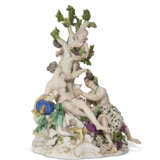 A MEISSEN PORCELAIN GROUP OF BACCHUS AND ARIANDE - photo 4