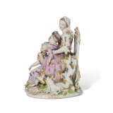 A MEISSEN PORCELAIN FAMILY GROUP - Foto 2