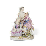 A MEISSEN PORCELAIN FAMILY GROUP - photo 4