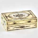 Ivory box with mother-of-pearl inlay. Pearl 19th century - photo 6