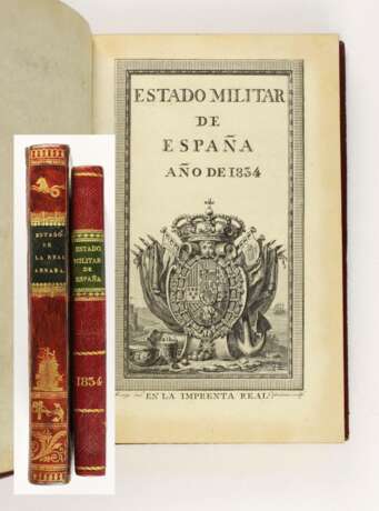 Estado Militar de Espana Ano 1834 - Foto 1