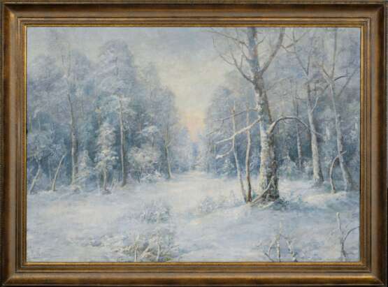 Winter landscape Early 20th century - photo 1