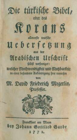 Megerlin, D.F. (Übers.). - Foto 1