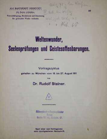 Steiner, Rud. - photo 1