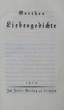 Goethe, (J.W.v.). - Foto 1