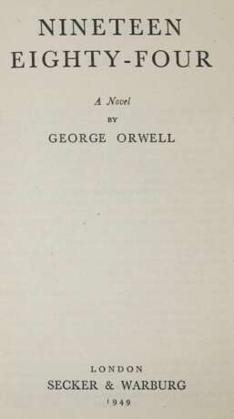 Orwell, G. (d.i. E.Blair). - фото 1