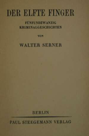 Serner, W. - photo 1