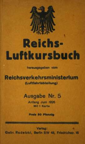 Reichs-Luftkursbuch. - photo 1