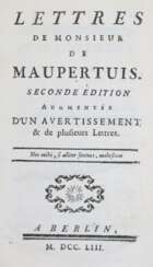 Maupertuis, (P.L.M.)de.