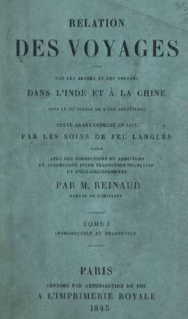 Reinaud, (J.-T.). - Foto 1