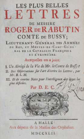 Rabutin, R.de. - фото 1