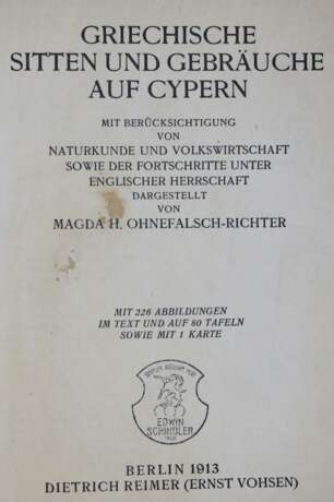 Ohnefalsch-Richter, M.H. - photo 1