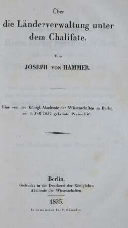 Hammer(-Purgstall), J.v. - photo 1