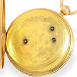 Taschenuhr: bedeutende und extrem seltene Clockwatch, Piguet & Meylan, vermutlich gefertigt für Breguet Paris, um 1825 - Foto 5
