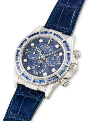 ROLEX, DAYTONA REF. 116589 WITH SAPPHIRE BEZEL AND SODALITE DIAL - Foto 2