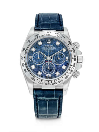 ROLEX, DAYTONA WITH SODALITE AND DIAMOND-SET DIAL , REF. 16519 - Foto 1