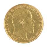 Gold coin 12 sovereigns King Edward VII 1908. Gold Early 20th century - photo 2