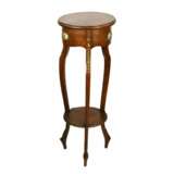 Console table with porcelain medallions and brass-bronze decor third rococo style. Porcelain Eclecticism Early 20th century - photo 3