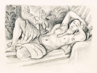 Henri Matisse (Le Cateau 1869 - Nizza 1954). Odalisque au Magnolia.