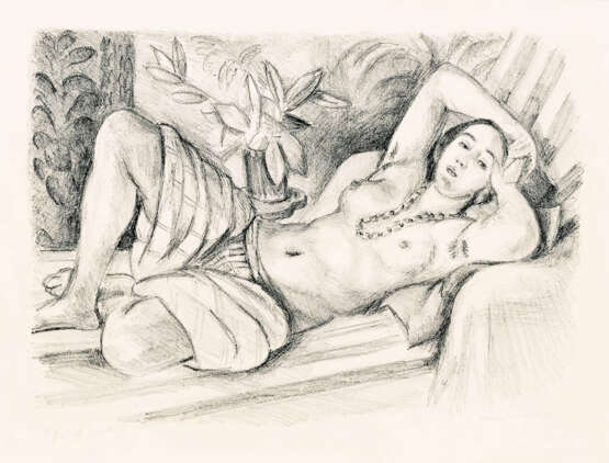 Henri Matisse (Le Cateau 1869 - Nizza 1954). Odalisque au Magnolia. - photo 1