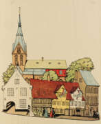 Kate Lassen. Käte Lassen (Flensburg 1880 - Flensburg 1956). Flensburg - Aus den Winkeln der Stadt.