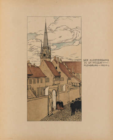 Käte Lassen (Flensburg 1880 - Flensburg 1956). Flensburg - Aus den Winkeln der Stadt. - фото 14