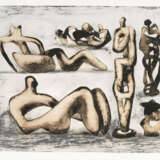 Henry Moore (Castleford 1898 - Much Hadham 1986). Six Sculpture Ideas. - photo 1