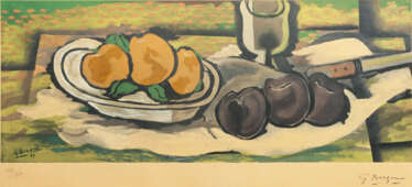 Georges Braque (Argenteuil 1882 - Paris 1963). Nature Morte aux Fruits.