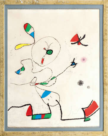 Joan Miró (Barcelona 1893 - Palma de Mallorca 1983). La chasse au papillon. - photo 2