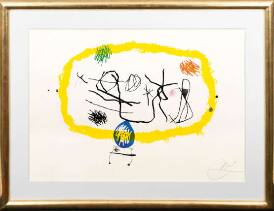 Joan Miró (Barcelona 1893 - Palma de Mallorca 1983). Personatges Solars. - Foto 2