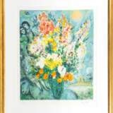 Marc Chagall (Witebsk 1887 - St.-Paul-de-Vence 1985). Bouquet illuminant le ciel. - Foto 2