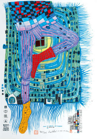 Friedensreich Hundertwasser (Wien 1928 - vor Australien 2000). In Gamba. - photo 1