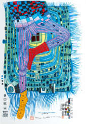 Friedensreich Hundertwasser (Wien 1928 - vor Australien 2000). In Gamba.