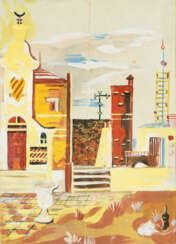 César Klein (Hamburg 1876 - Lübeck 1954). Stadtlandschaft.