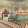 Christian Arnold (Fürth 1889 - Bremen 1960). Im Industriehafen. - Auktionspreise