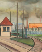 Кристиан Арнольд. Christian Arnold (Fürth 1889 - Bremen 1960). Im Industriehafen.