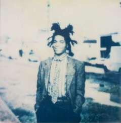 Andy Warhol (Pittsburgh 1928 - New York 1987). Jean-Michel Basquiat und drei weitere Polaroids.