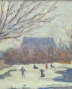 Ernst Eitner. Ernst Eitner (Hamburg 1867 - Hamburg 1955). Winterfreuden.