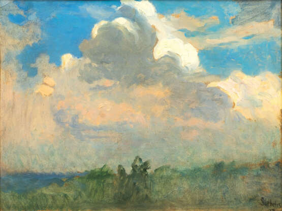 Arthur Siebelist (Loschwitz/Dresden 1870 - Hittfeld/Hamburg 1945). Wolken. - photo 1