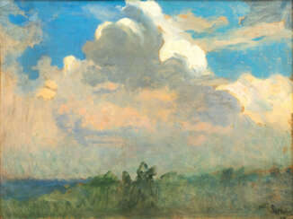 Arthur Siebelist (Loschwitz/Dresden 1870 - Hittfeld/Hamburg 1945). Wolken.