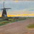 Michael Ancher (Frigaard 1849 - Skagen 1927). Alte Windmühle. - Prix ​​des enchères