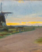 Michael Peter Ancher. Michael Ancher (Frigaard 1849 - Skagen 1927). Alte Windmühle.