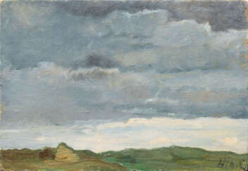 Hans am Ende (Trier 1864 - Stettin 1918). Gewitterstimmung.