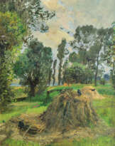 Carl Wilhelm Christian Malchin (Kröpelin 1838 - Schwerin 1923). Sommerlandschaft an der Ostsee.