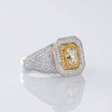 Fancy Diamant Brillant-Ring. - photo 3