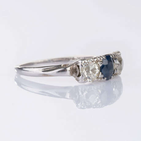 Diamant-Saphir Ring. - photo 2