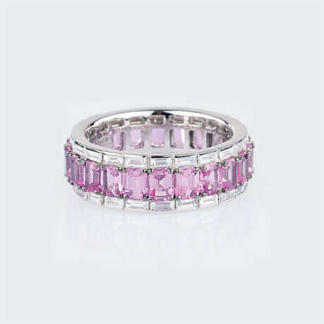 Pink Saphir Brillant Memory-Ring. - photo 1