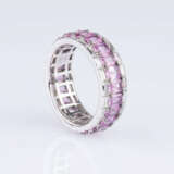 Pink Saphir Brillant Memory-Ring. - Foto 2