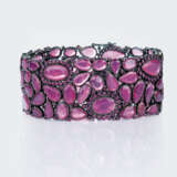 Farbintensives Rubin-Armband in Pink-Purple. - photo 1