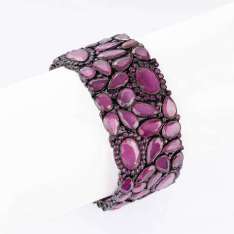 Farbintensives Rubin-Armband in Pink-Purple. - photo 2